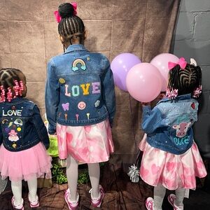 Custom blue Jean jacket